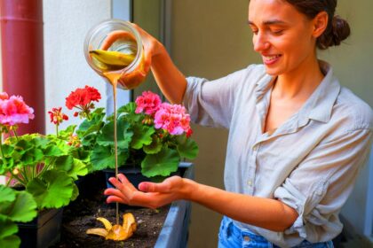 Bananenschalen als Dünger : Ein überraschendes Hausmittel für kräftige Blüten