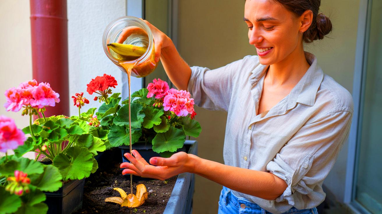 Bananenschalen als Dünger : Ein überraschendes Hausmittel für kräftige Blüten