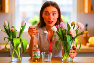 Blumen hängen plötzlich : Dieses Hausmittel kann sie wieder stärken