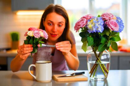 Blumen hängen schlapp : Dieser einfache Trick kann sie retten