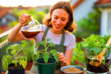 Dieses natürliche Mittel kann schwache Pflanzen wieder aufrichten
