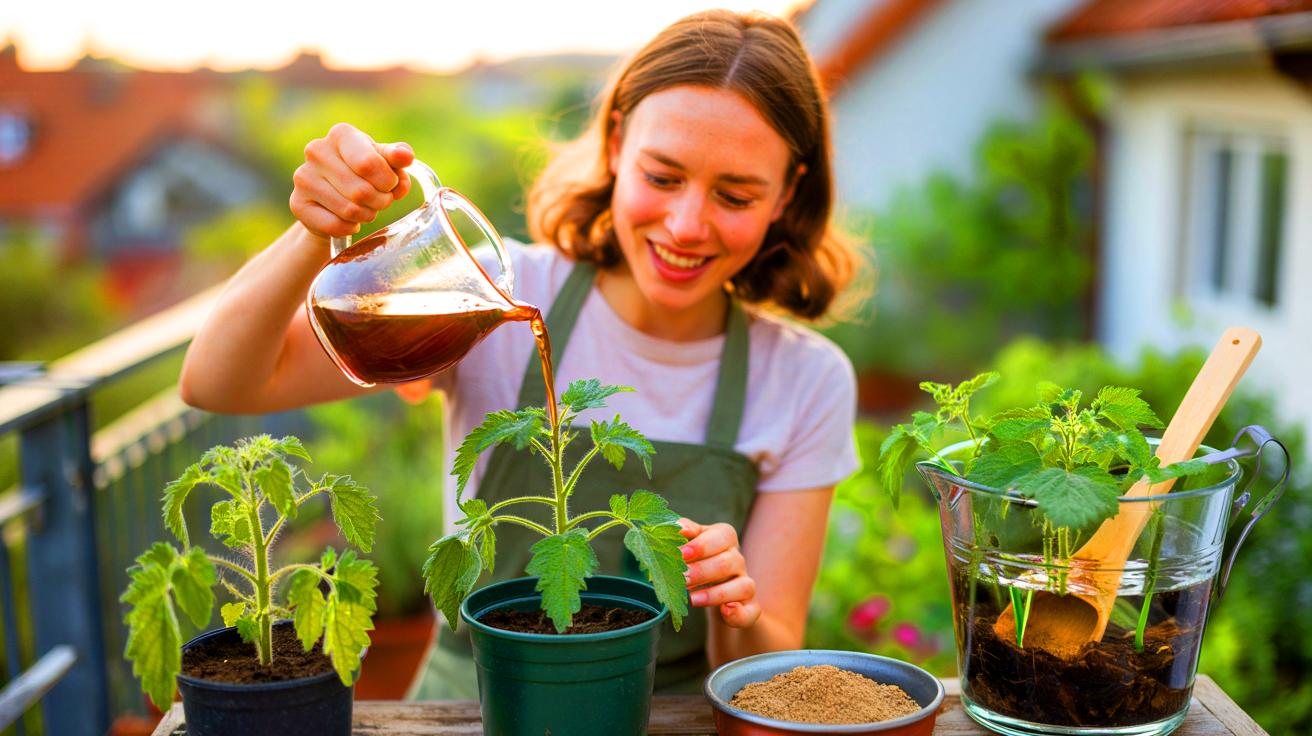 Dieses natürliche Mittel kann schwache Pflanzen wieder aufrichten