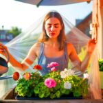 So schützen Sie Ihre Blumen vor Stress und Temperaturschwankungen