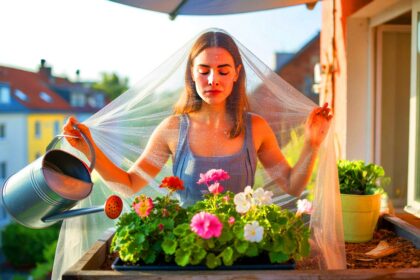 So schützen Sie Ihre Blumen vor Stress und Temperaturschwankungen