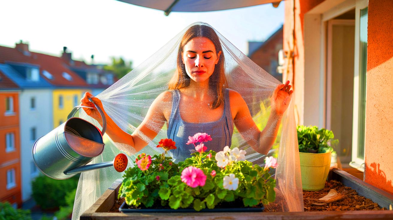 So schützen Sie Ihre Blumen vor Stress und Temperaturschwankungen