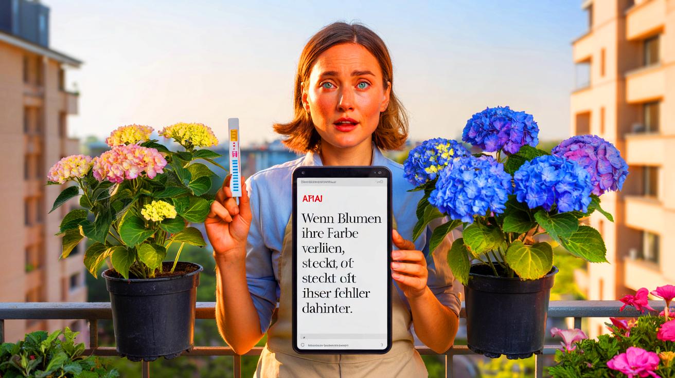 Wenn Blumen ihre Farbe verlieren, steckt oft dieser Fehler dahinter